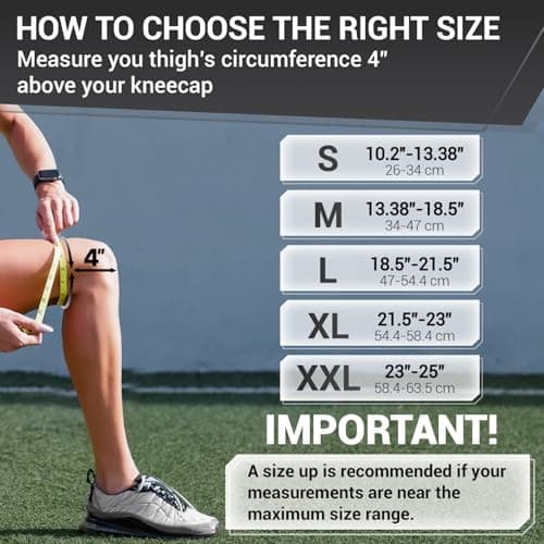 DR. BRACE ELITE Knee Brace with Side Stabilizers & Patella Gel Pads for Maximum Knee Pain Support and fast recovery for men and women-Please Check How To Size Video (Mercury, Medium)