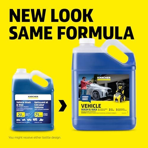 Karcher Car Wash & Wax Soap for Pressure Washers, 1 Gallon
