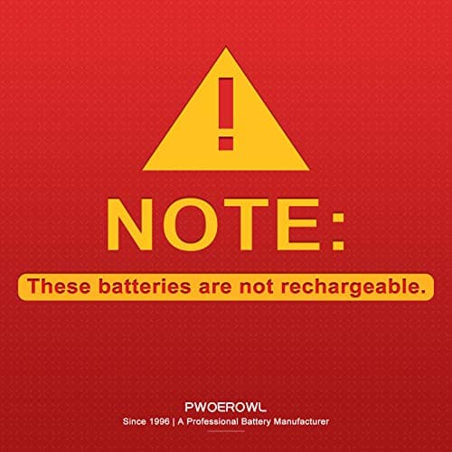 POWEROWL High Capacity Alkaline AA Batteries 100 Pack, 1.5v Long Lasting Double A Battery, 10-Year Shelf Life
