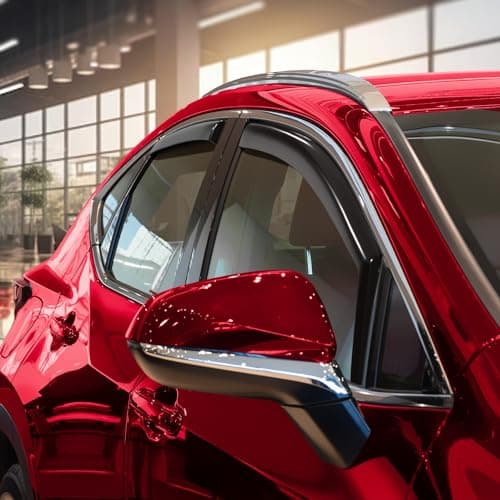 Voron Glass in-Channel Extra Durable Rain Guards for Lexus NX 2022-2026, Window Deflectors, Vent Window Visors, 4 Pieces - 200576