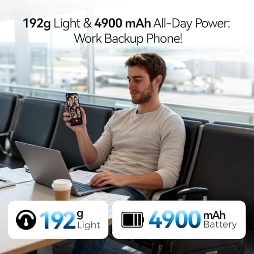 MIRO Smartphone Ultra-Light 6.75" Big Screen 4G+64GB Internal(1TB Expandable Storage) 13MP AI Dual Camera 5MP Front Cam 4900mAh Battery Android 14 Dual SIM Global Compatible(Black)