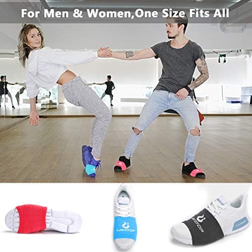LAMANTOP Dance Shoe Socks on Smooth Floors Over Sneakers,Shoe Cover Dancing Shoe Sliders Ballet Dancers Turning Socks Protect Knees