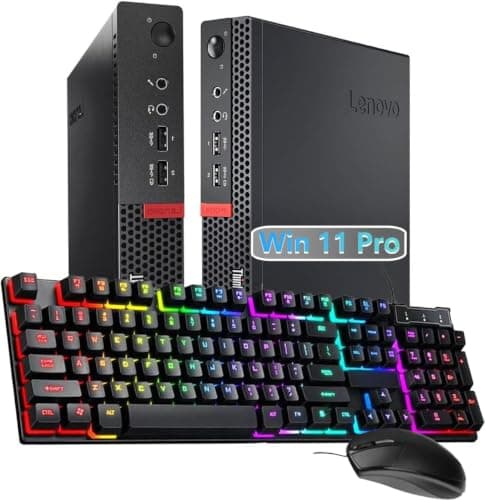 Lenovo ThinkCentre M710Q Mini Tiny Business Desktop PC (Renewed)