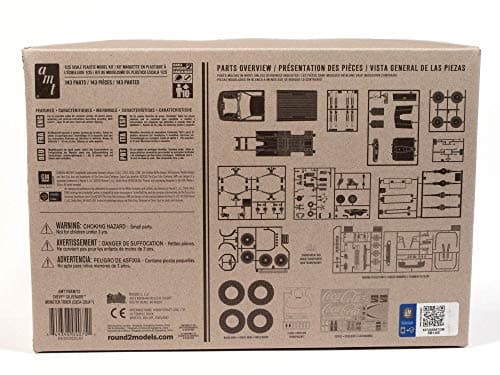 Skill 2 Model Kit Chevrolet Silverado Monster Truck Coca-Cola 1/25 Scale Model by AMT