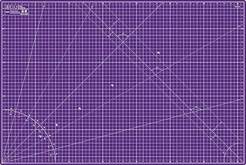Elan Cutting Mat A1 Pink & Purple, Large Self Healing Cutting Mat 24 x 36 Inch, 5-Ply Craft Board Pink, Hobby Board for Crafts 24x36 Inch