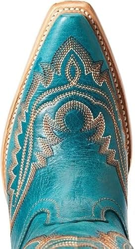 Ariat 100340047.5B Womens Casanova Turq 400 - Blue 7.5B