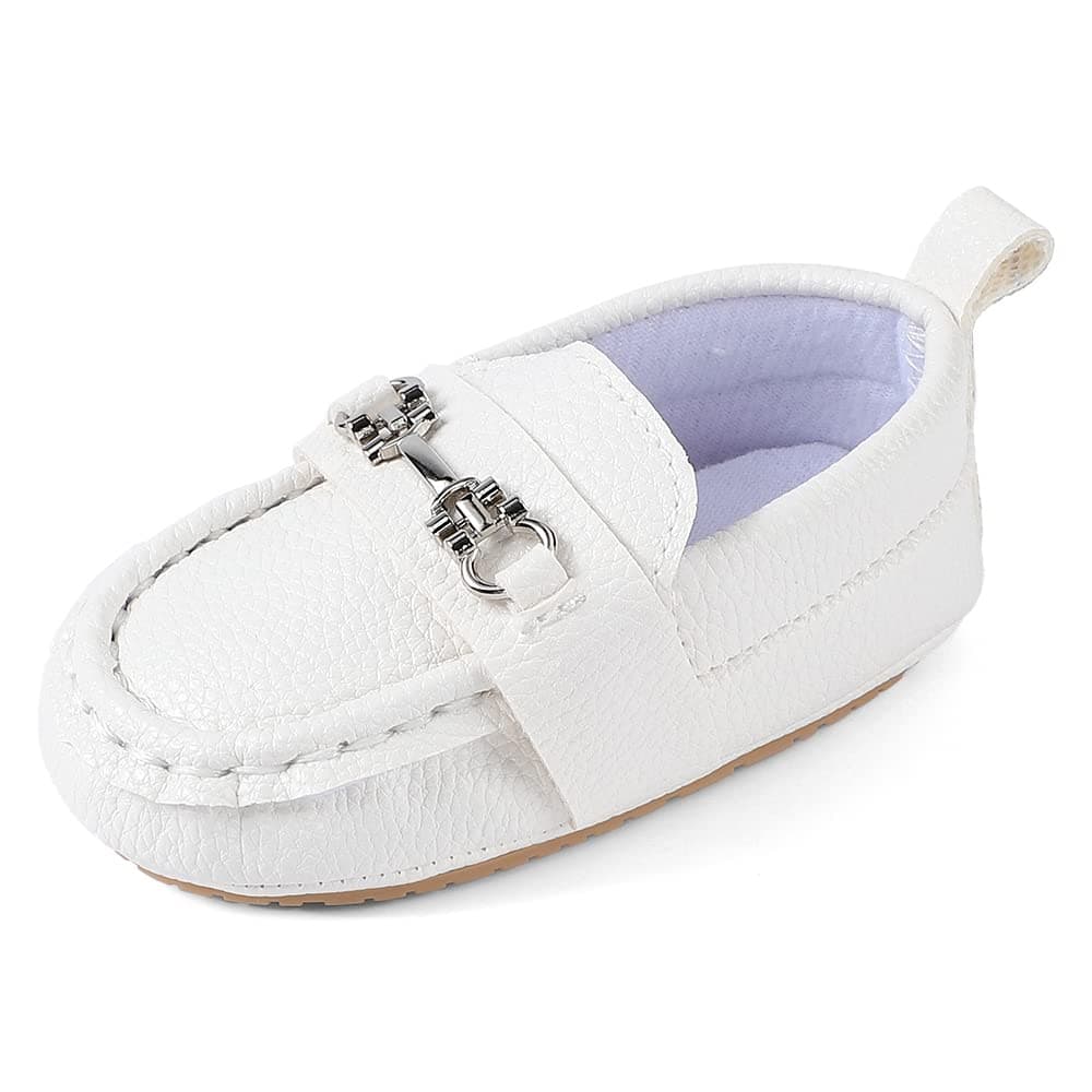 MASOCIO Baby Boys Moccasin Shoes Infant First Walking Casual Flats Shoes