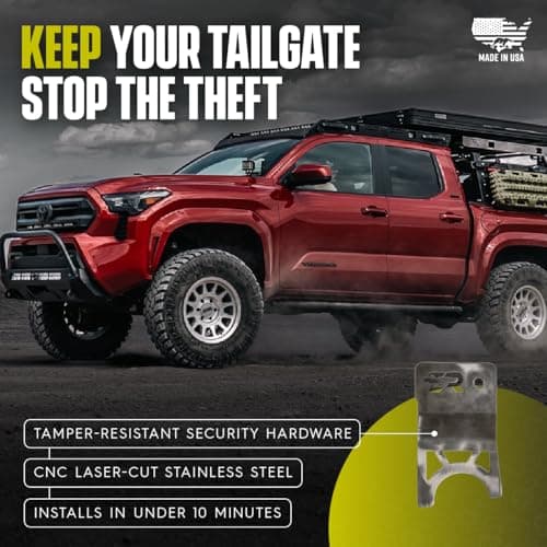 Cali Raised LED Tailgate Theft Protector, Made in USA, for 2024+ Tacoma