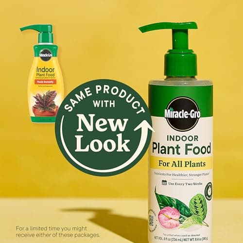 Miracle-Gro Indoor Plant Food for All Plants, 8 fl. oz. (2-Pack)
