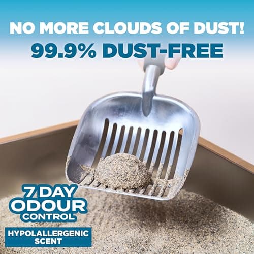 ARM & Hammer Cloud Control Clumping Cat Litter, Multi Cat, 6.35kg – 7 Day Odour Control, 99.9% Dust Free, Hypoallergenic Light Scent