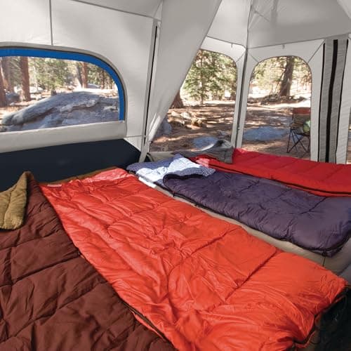 Coleman 4/6/8/10 Person Instant Camping Tent with 1-Minute Setup, Large Family Tent with Pre-Attached Poles, Air Vent, & Carry Bag, Sets Up in About 60 Seconds