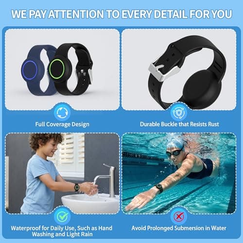 Bracelet for AirTag 2nd Gen (2026) &1st Gen,Hidden Holder for Air Tag Kids