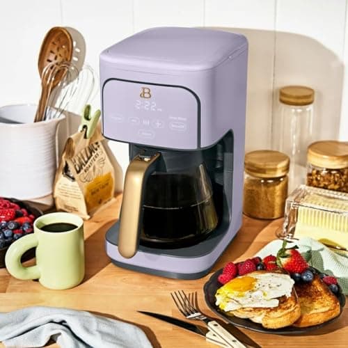 12-Cup Programmable Drip Coffee Maker, 24-Hour Auto Brew Timer, Strength Control (Regular/Gourmet/Bold), Keep Warm 4 Hours, Pause & Serve, Auto-Clean Reminder, Glass Carafe