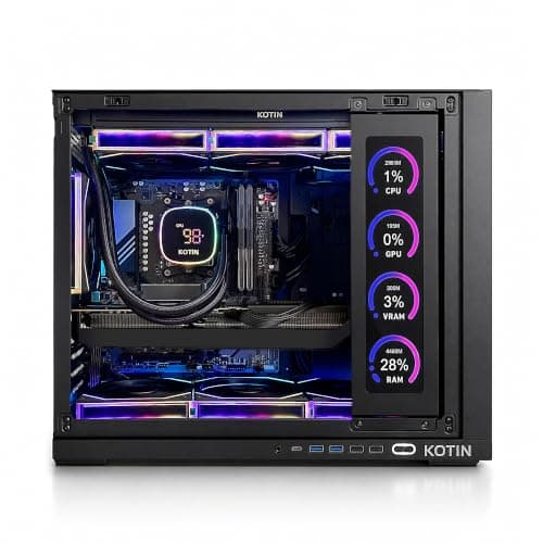 KOTIN Prebuilt Gaming PC RTX 5070 12GB, Ryzen 7 9700X, 32GB DDR5, 1TB SSD