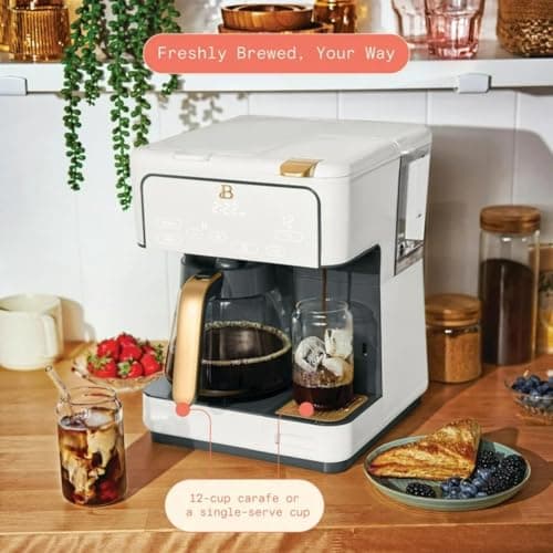 Programmable 12-Cup & Single-Serve Multi-Brew Coffee Maker, Digital Controls, Large Capacity, Easy to Use