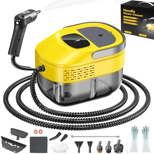 3 Level Adjustable Pressurized Handheld Steam Cleaner for Home