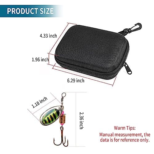 Vkinman 16 Pcs Fishing Lures Spinner Bait with Treble Hooks for Bass Trout Salmon Fishing Tackle Spinnerbait Spoons Metal Sequins Spinners Baits Fishing Bait for Freshwater Saltwater Fishing