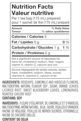 Lipton Peach & Mango White Tea - 20 Count (Pack of 1), Sweet and Juicy Flavors, Caffeinated, Enjoy Hot or Iced