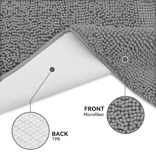 Bcoimo Super Absorbent Dog Door Mat, 30"*20" Anti Slip Mat for Muddy Paws