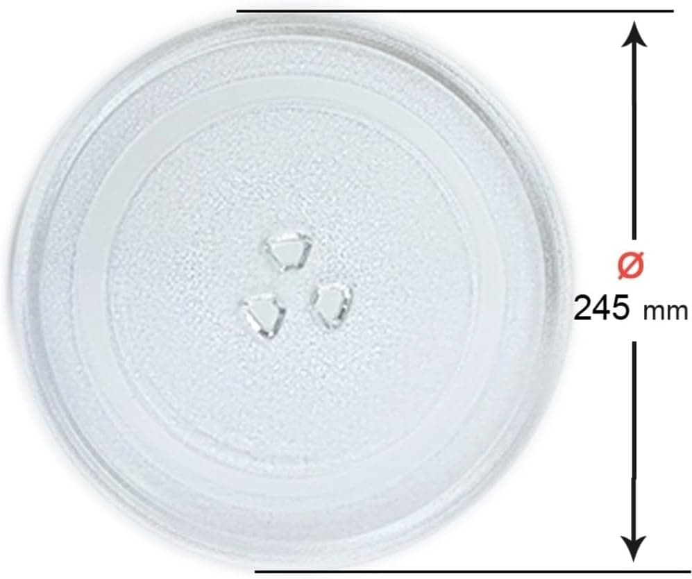 Recamania Plato para microondas diametro Ø 245mm Universal