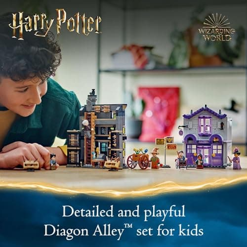 LEGO Harry Potter Ollivanders & Madam Malkin's Robes Building Toys - Harry Potter Toys for Kids, Boys & Girls, Age 8+ - Birthday Gift - 76439