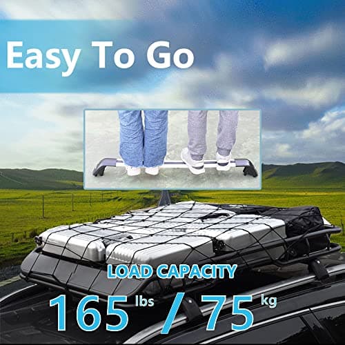 Anti-Theft Roof Racks Cross Bars for Hyundai Kona N EV 2018-2023, Lockable Adjustable Cross Rails
