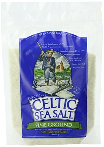 Celtic Sea Salt®, Fine Ground, 8 Ounce Resealable Bag, PACK OF 6