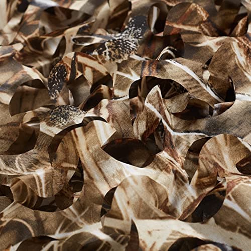 Camo Netting, Bulk Roll Camouflage Netting Dry Grass Camo 5 X 6.56 ft, Military Hunting Mesh Free Cutting for Hunting Blind Sunshade Shooting Theme Party Decoration