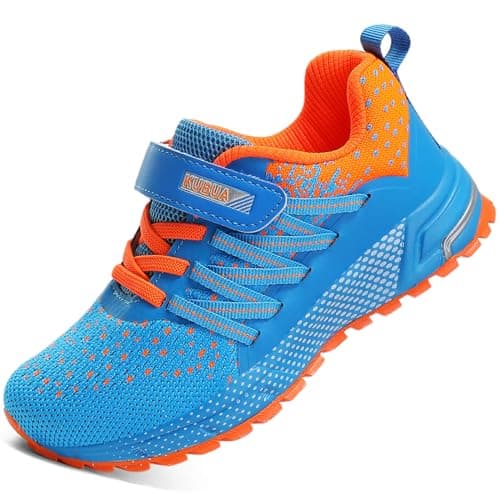 KUBUA Kids Sneakers Lightweight Boys Girls Tennis Shoes