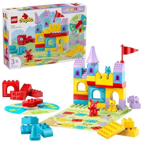 LEGO Duplo Duplo Town Hopsey's Castle Game Toy Playset Birthday Present Building Blocks Educational Toy for Boys Girls Children 1.5 Years Old 2 Years Old 6 Years Old Toddlers Animals Creatures Pretend