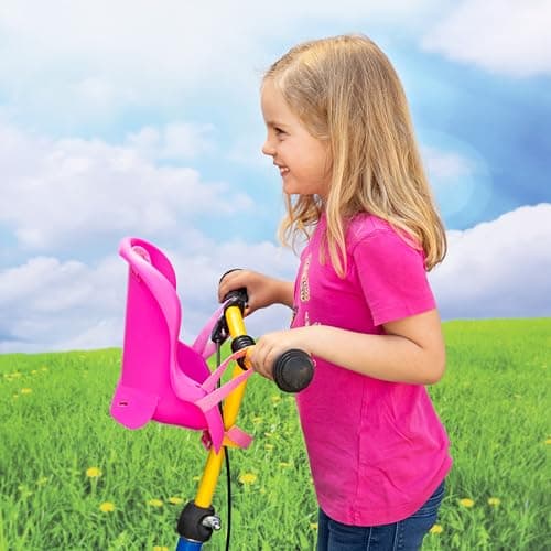 Bayer - Dolls Bicycle Seat and Helmet Pink - for Dolls up to 46 cm - Dolls Bike Seat, Carrier for Dolls - Age 3 Years + - 67300AB