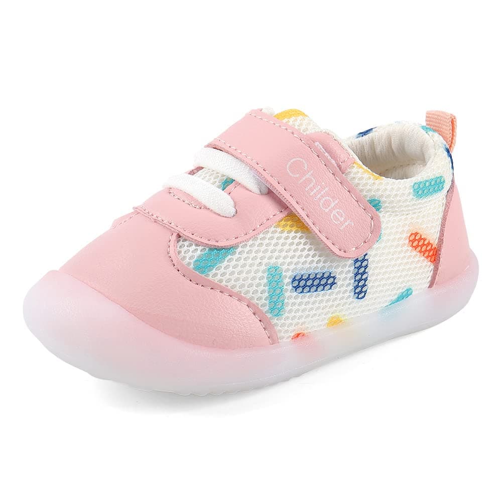 MASOCIO Baby Boys Girls First Walking Shoes Infant Toddler Trainers Anti-Slip Shoes
