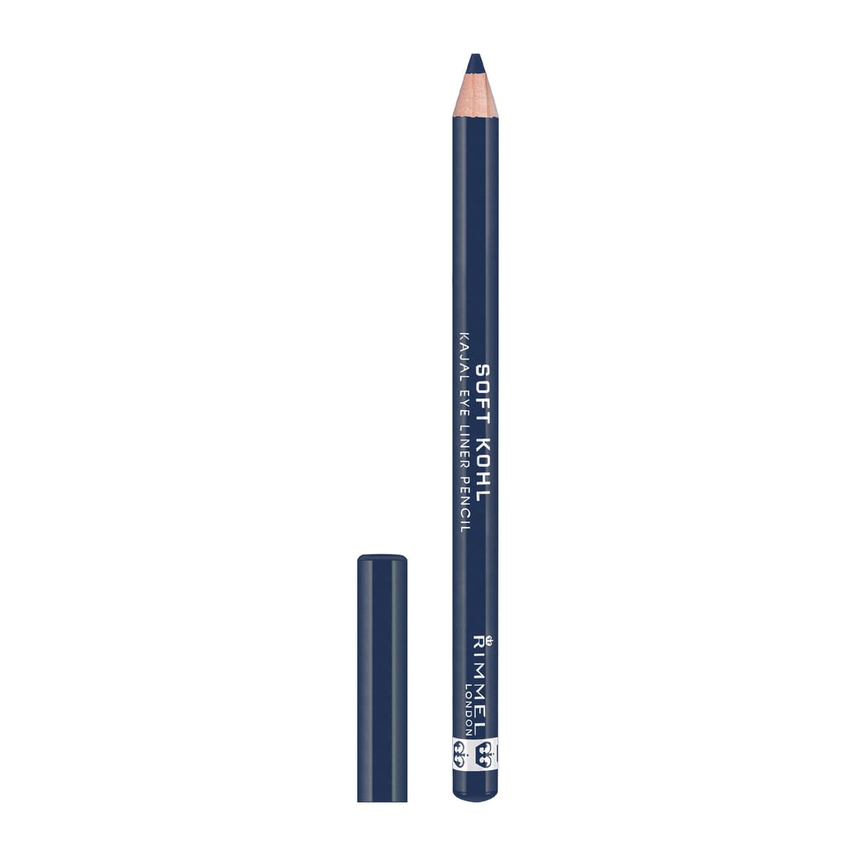 Rimmel Soft Kohl Kajal Professional Eyeliner Pencil, Denim Blue, Long-Lasting, Vibrant Colour, Smudgeable 1.2 grams