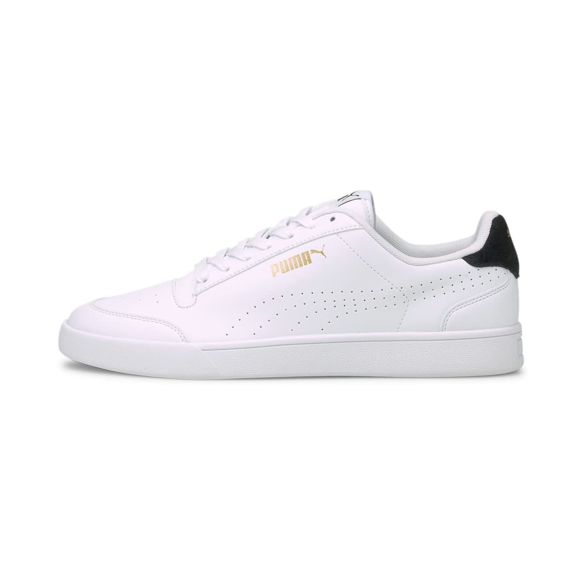 Puma Unisex-Child, Caven 2.0 Paint, Puma White-Pink Lilac-Puma Team Gold, Big Kid 6.5