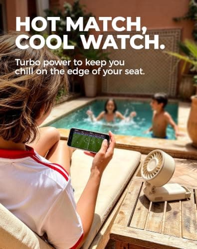 Diveblues Portable Handheld Fan D6036 Cream