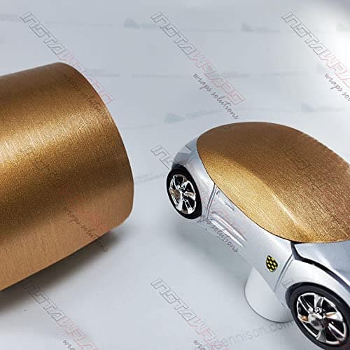 AD Car Wrap Roll SW900 Brushed Bronze Metallic | 933-X | (Sample 3in x 5in) | Automotive Vinyl Wrap for Cars - Car Interior Wrap & Exterior