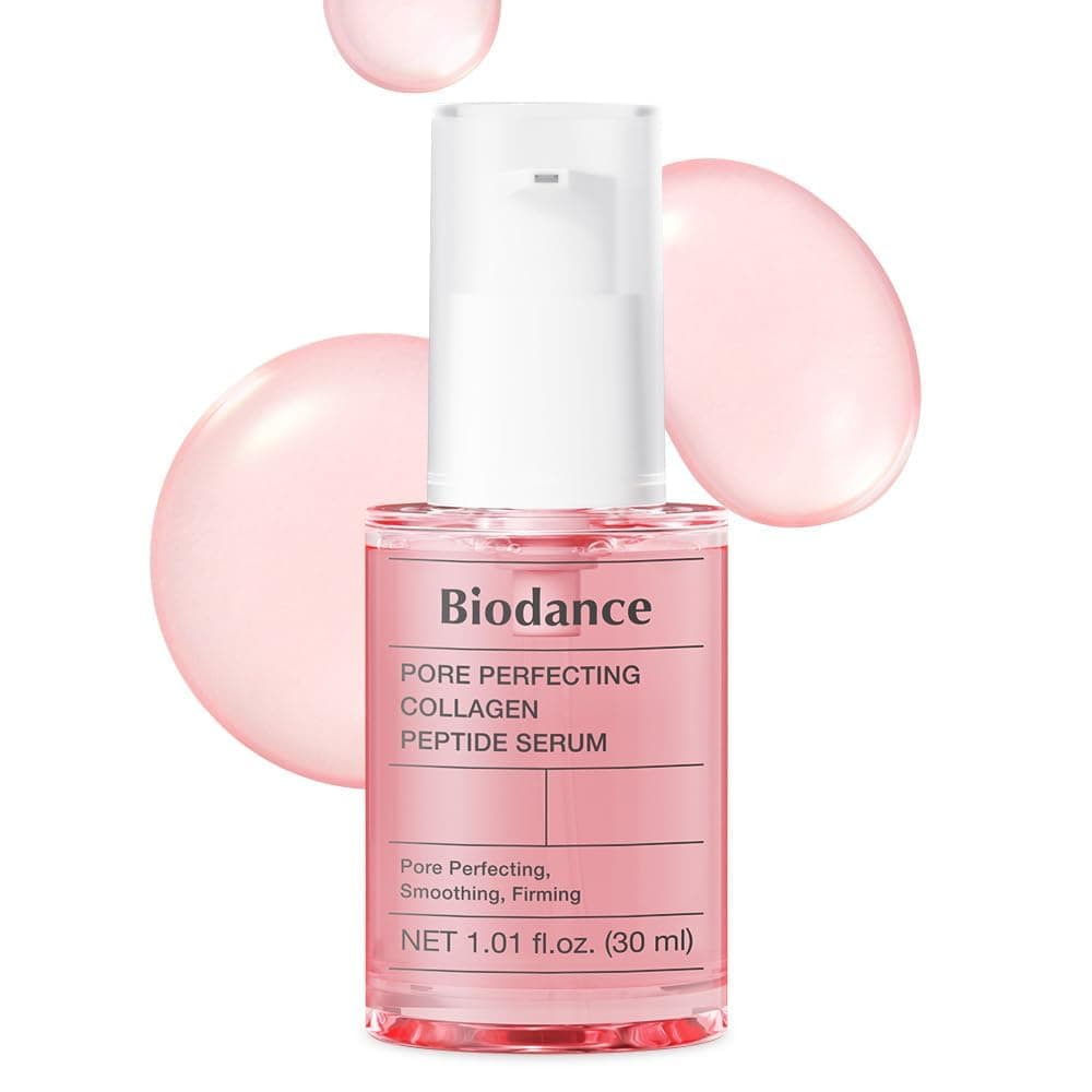 BIODANCE Sérum de Colágeno y Péptidos (30ml) - Efecto Firmeza y Reductor de Poros - Prebase de Maquillaje Hidratante y Iluminadora - K-Beauty Serum Facial Coreano | 1.01 fl.oz x 1 ea