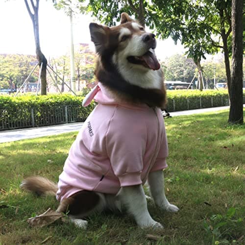 ARUNNERS Large Dog Costume Hoodie, Bunny, 4XL
