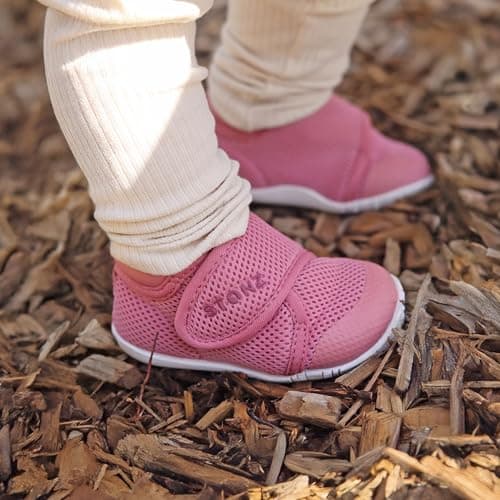 Stonz Cruiser™ Original Baby Shoes – Lightweight, Vegan, with Adjustable Fit Dusty Rose