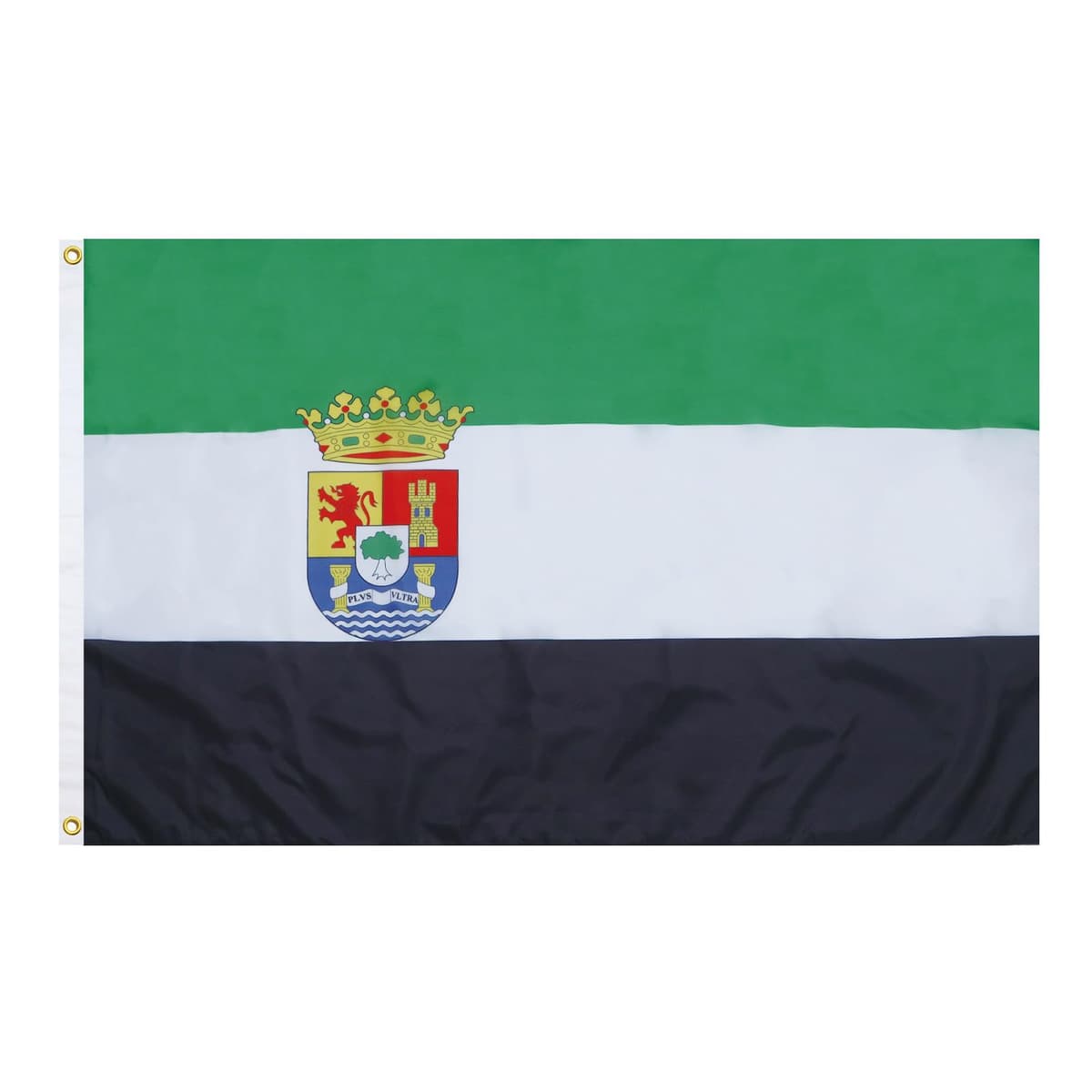 AZ FLAG - Bandera Extremadura - 90x60 cm - Bandera Extremeña 100% Poliéster Con Ojales de Metal integrados - 50g - Colores Vivos Y Resistente A La Decoloración