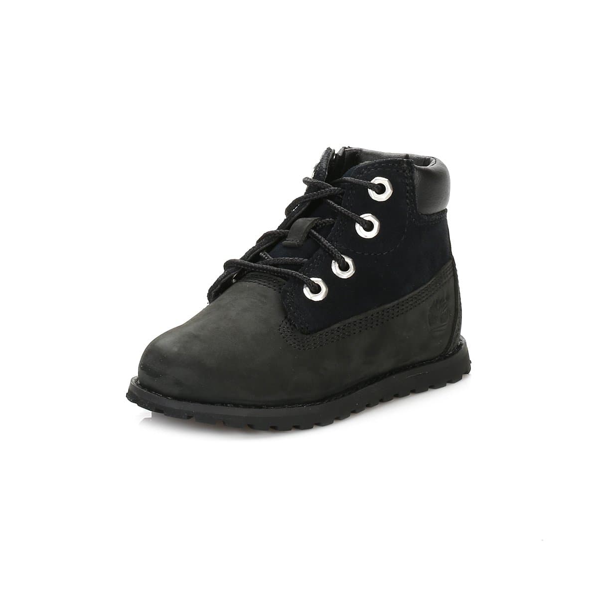 Timberland Kids 6-Inch Premium Boot, Black Nubuck, 6 M US Toddler