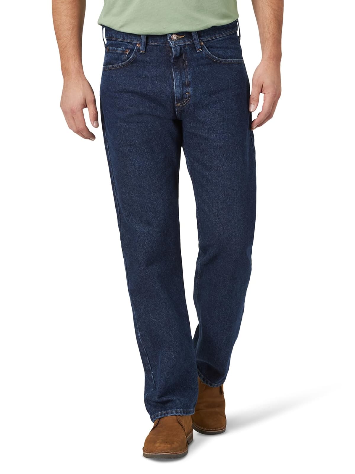 Wrangler Authentics Men's Classic 5-Pocket Relaxed Fit Flex Jean