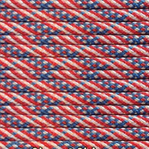Paracord Planet 50 Foot Hanks of 550 Type III 7 Strand Paracord (Stars & Stripes 50 Feet)