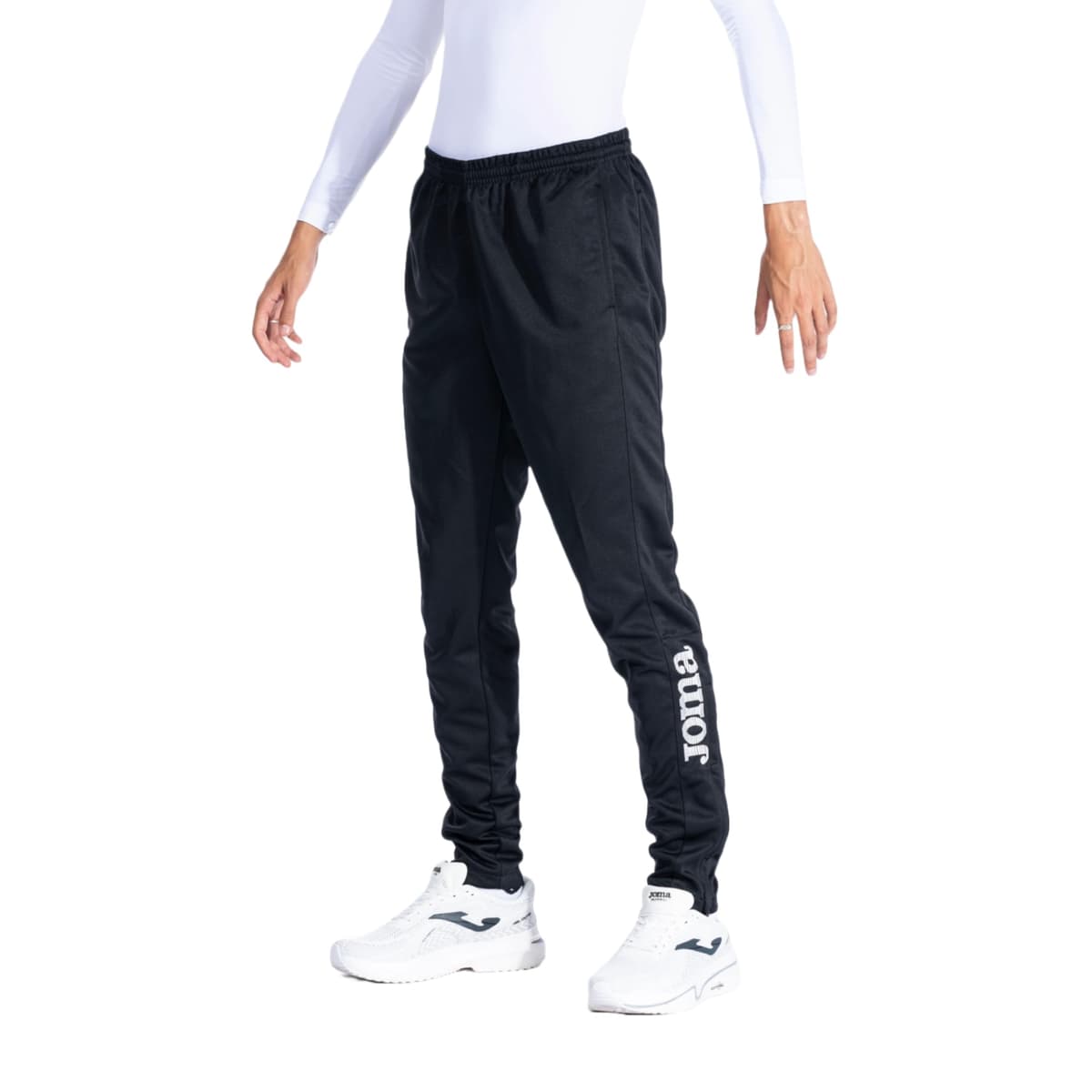 Joma - Pantalón Largo Deportivo Hombre, 5XS - 3XL - Bolsillos, Cintura Elástica con Cordón y Bajo con Cremallera - Championship IV