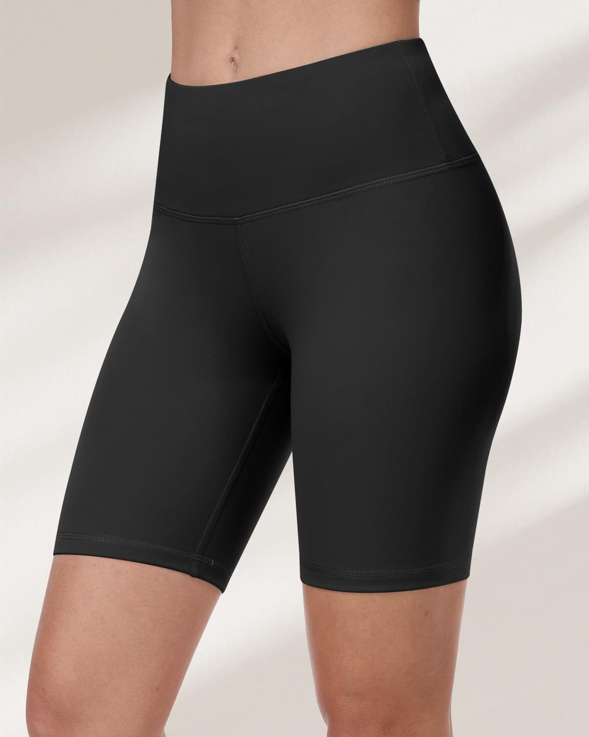 Pantalones cortos de ciclismo para mujer, cintura alta, control de abdomen, suaves, atléticos, gimnasio, yoga
