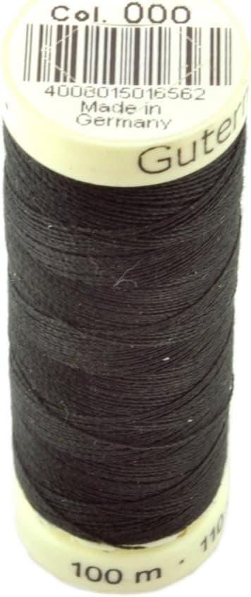 Gutermann Sew-All Thread, Polyester, Black, 100 m