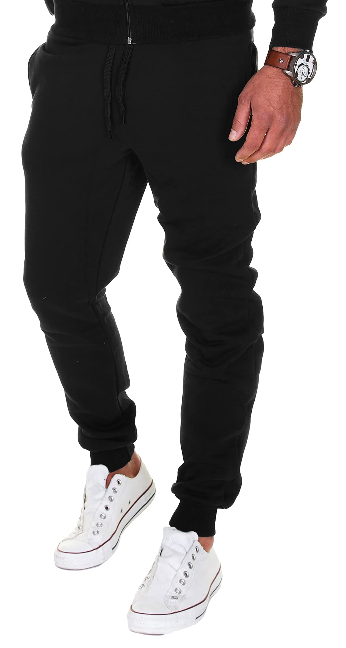 MERISH - 211, Pantalones de correr para hombre, algodón, corte ajustado, para jóvenes