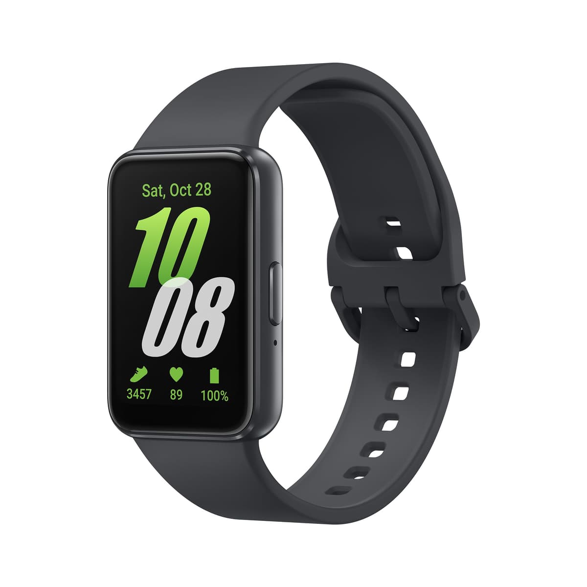 Samsung Galaxy Fit3, Smart Watch, Fitness Tracker, Health Monitoring, Black, 3 Year Extended Warranty (UK Version)