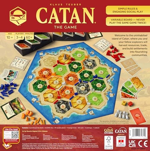 Catan 6th Edition (English Version) - A Game by Asmodee