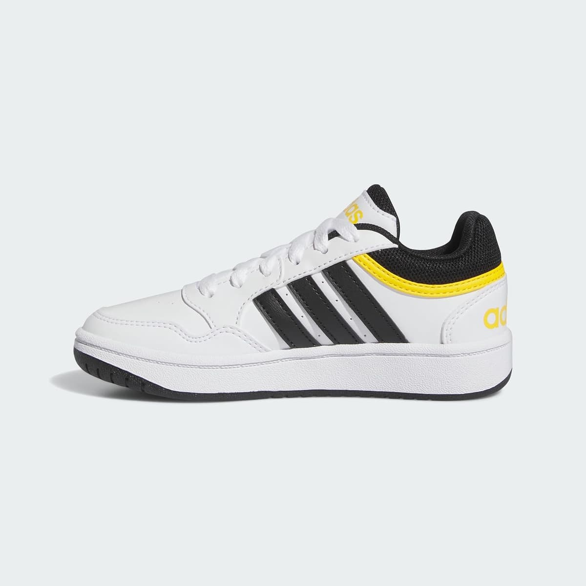 adidas Hoops Shoes 1 UK Cloud White Core Black Bold Gold